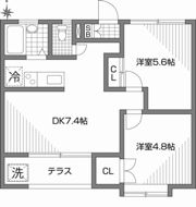 グリーンウェーブ北の台の間取り画像