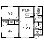 サンセールD棟の間取り画像