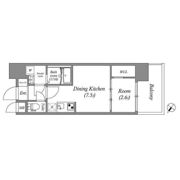 GENOVIA神戸新開地駅前の間取り画像