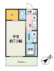 キャメル柏の葉キャンパス7Bの間取り画像
