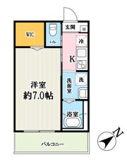 キャメル柏の葉キャンパス7Aの間取り画像