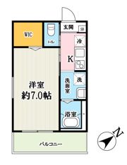 キャメル柏の葉キャンパス7Aの間取り画像