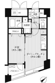 コスモリード新宿余丁町の間取り画像
