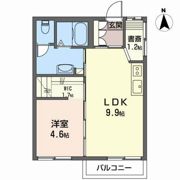 コーポササキの間取り画像