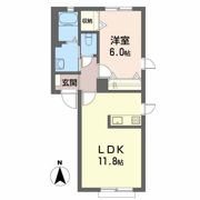 シャーメゾン八幡町IIの間取り画像