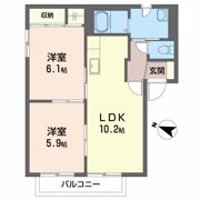 グレース城下Dの間取り画像