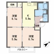 グレース曙 E棟の間取り画像