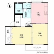 メゾン フリージア B棟の間取り画像