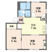 コーポSTの間取り画像