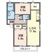 アルトほたる野C棟の間取り画像