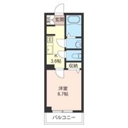 メルベーユの間取り画像