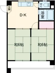 ハイツ清風の間取り画像