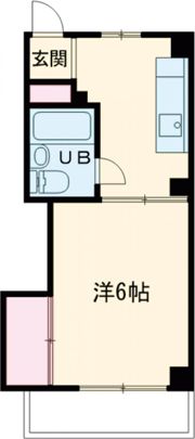 コーポ福原の間取り画像