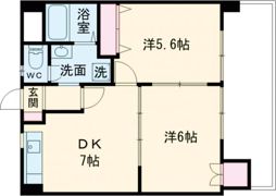 サザンコートⅥの間取り画像