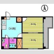 ハイツ南松山の間取り画像
