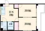 ハイツ南松山の間取り画像