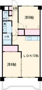 秀和ココペリの間取り画像
