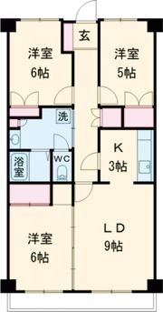 グランドール小坂の間取り画像