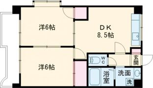 サザンコートⅤの間取り画像