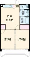 サニーフラット久米の間取り画像