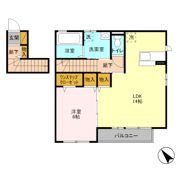 ロイヤル クレール Bの間取り画像