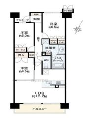 ワコーレシティ神戸三宮の間取り画像