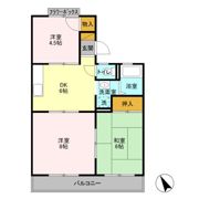 シティウィングCD Dの間取り画像