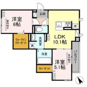 ドムスクレスト森野の間取り画像