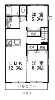 メープルの間取り画像