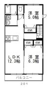 メープルの間取り画像