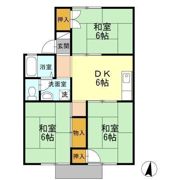 プレジール堀溝 B棟の間取り画像