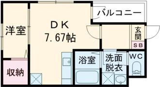 セブンプロート船越南3丁目の間取り画像