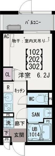 イクシオ笠間の間取り画像