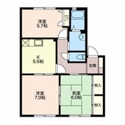 グレイスハウス Bの間取り画像