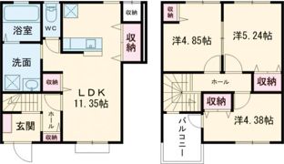 フェリーチェ迫Cの間取り画像