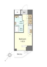 スパシエイラーレ横浜の間取り画像