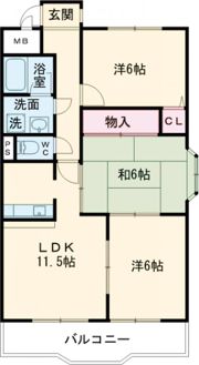ベルドミールの間取り画像