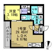 AJ蘇我EastⅣの間取り画像