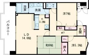 イトーピア神戸ポートアイランドの間取り画像