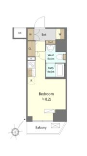スパシエイラーレ横浜の間取り画像