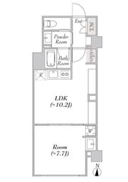 ルミーク北千住の間取り画像