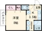 松本荘の間取り画像