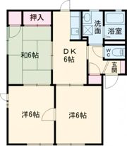 グリーンテラスK Ⅰ番館の間取り画像