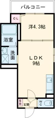 LIX神戸湊川の間取り画像