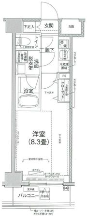 アイルグランデ川崎の間取り画像