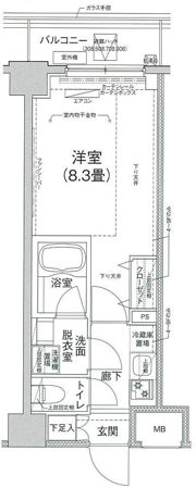 アイルグランデ川崎の間取り画像