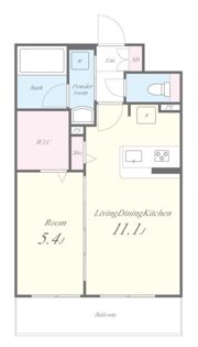 ベルクレール豊中の間取り画像