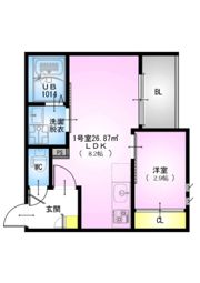 REGALEST S 大和田（レガリスト エス オオワダ）の間取り画像