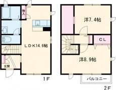 エルシオンDの間取り画像