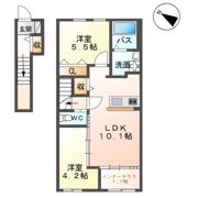 オプレント芳賀の間取り画像